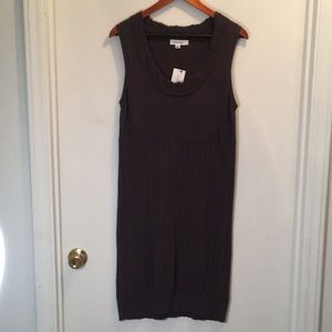 CALVIN KLEIN SWEATER DRESS BROWN